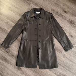 Casual Corner Vintage Leather Jacket